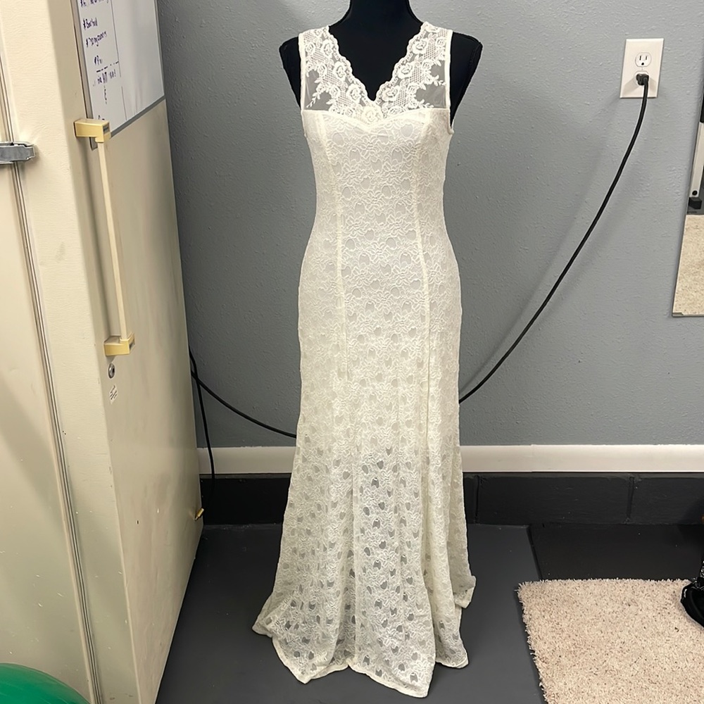 White dress